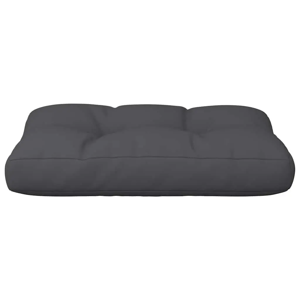 Pallet Cushion Black 60x40x12 cm Durable Water-resistant Soft Filling