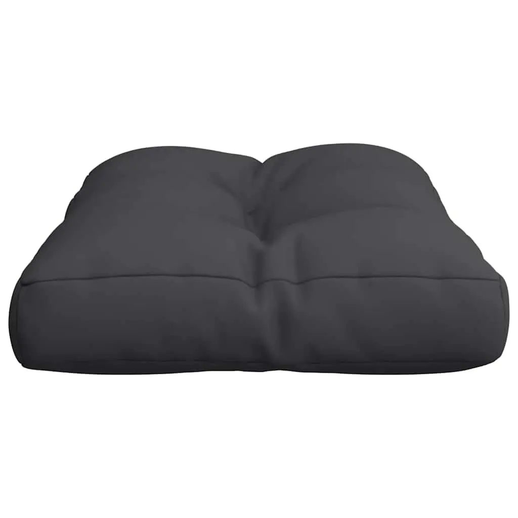 Pallet Cushion Black 60x40x12 cm Durable Water-resistant Soft Filling
