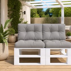 Grey Pallet Cushions for Outdoor Relaxation