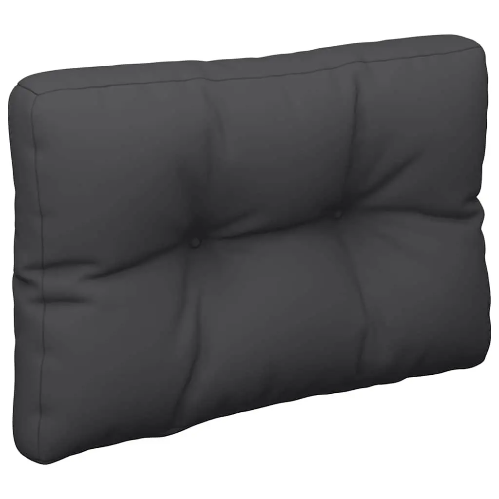 Pallet Cushions Black 2 pcs Polyester Outdoor Garden Furniture Seat Pad