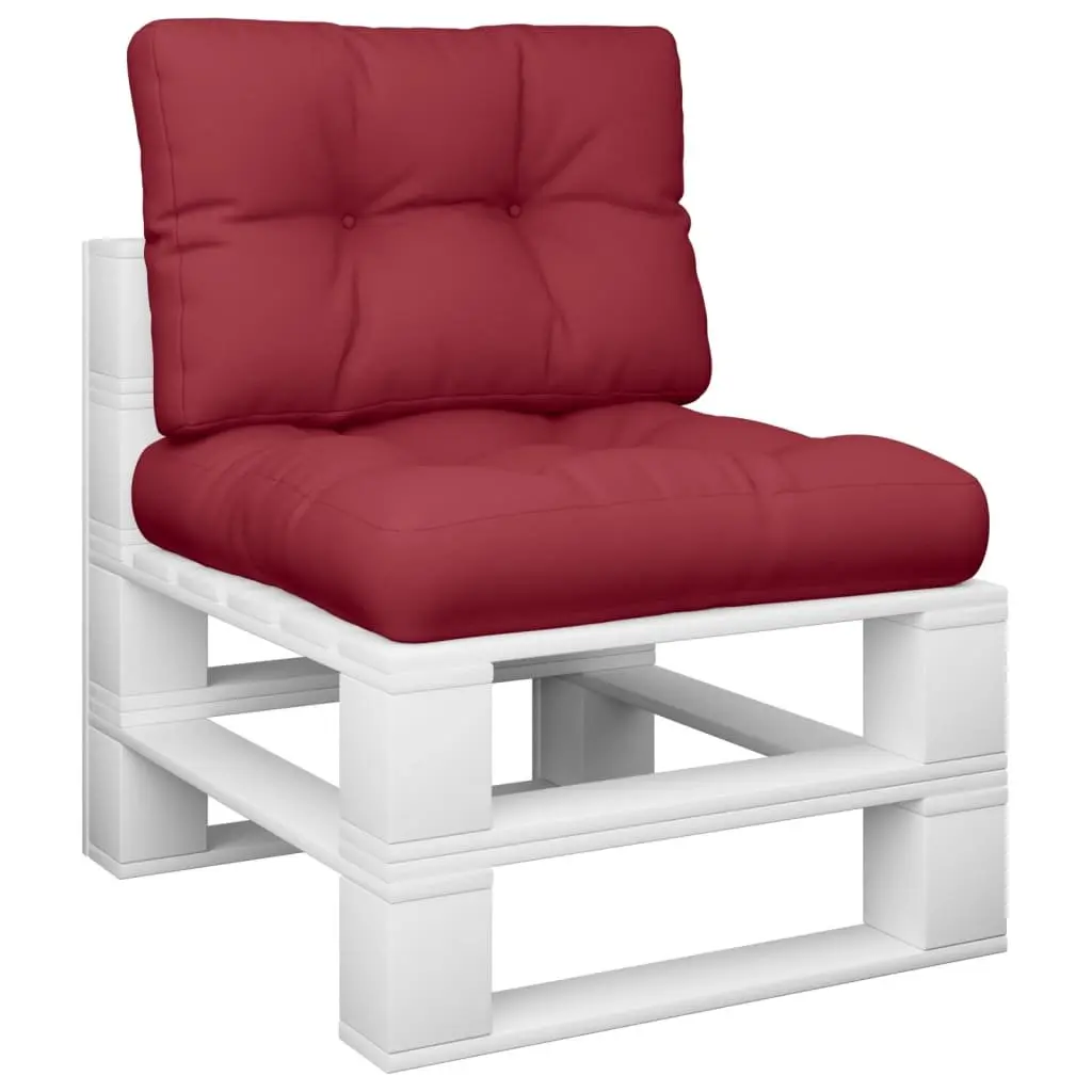Pallet Cushions Red 2 pcs Outdoor Garden Furniture Sofa Seating Pads