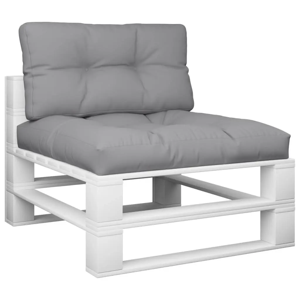 Pallet Cushions Grey 2 Piece Outdoor Garden Sofa Seat Pad Furniture Cushion Set
