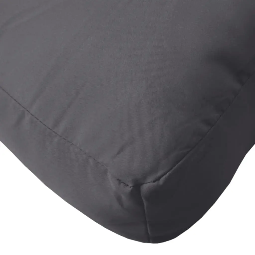 Pallet Cushions Anthracite 2 pcs Outdoor Garden Furniture Seat Pad Polyester