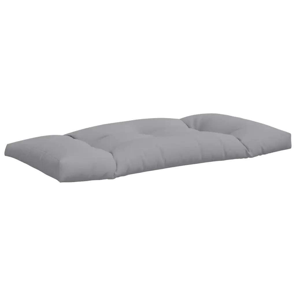 Pallet Cushions Grey 2 pcs Outdoor Indoor Seat Pad Durable Polyester Fabric