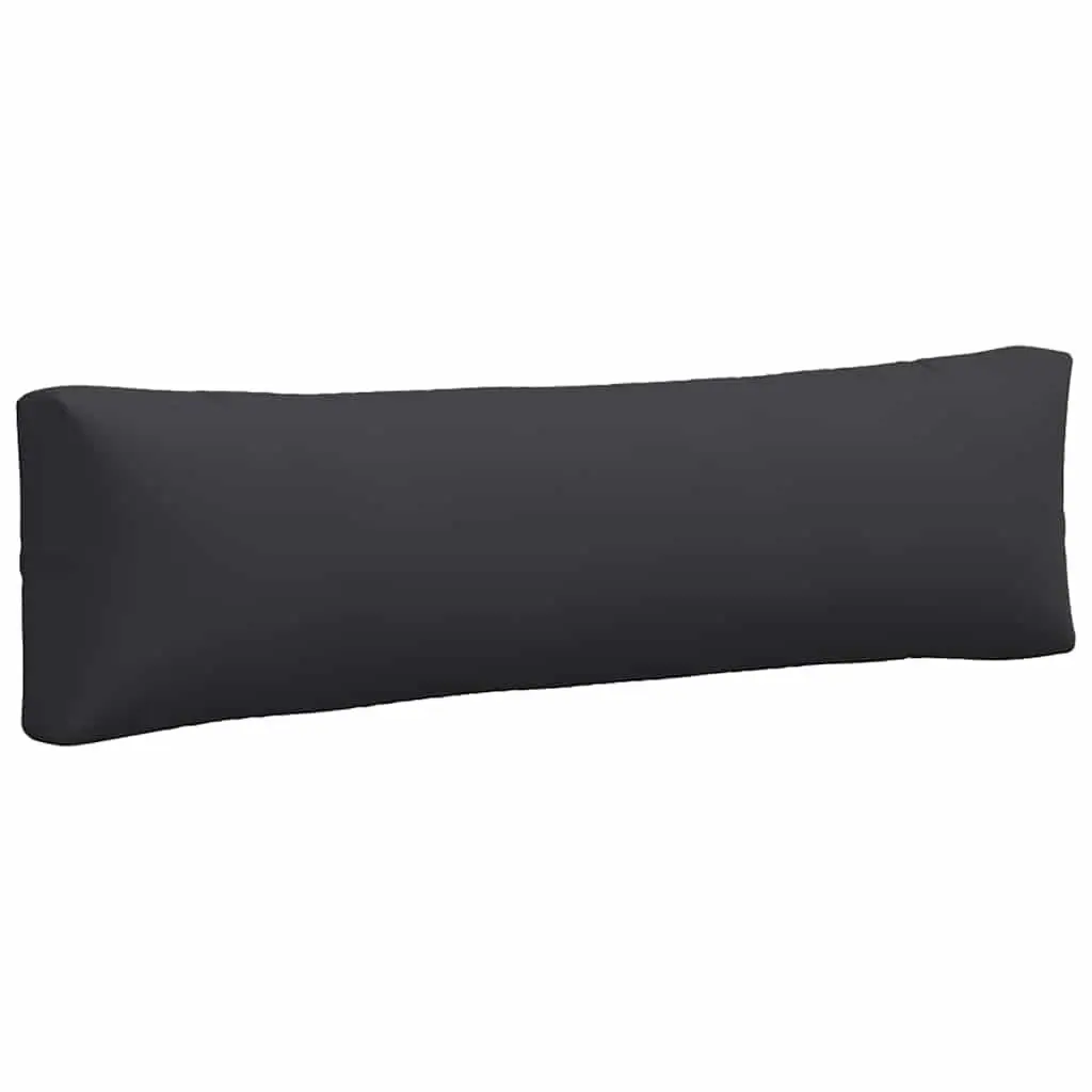 Black Pallet Cushions 2 Piece Comfort Filling Indoor Outdoor Sofa Seat Pad