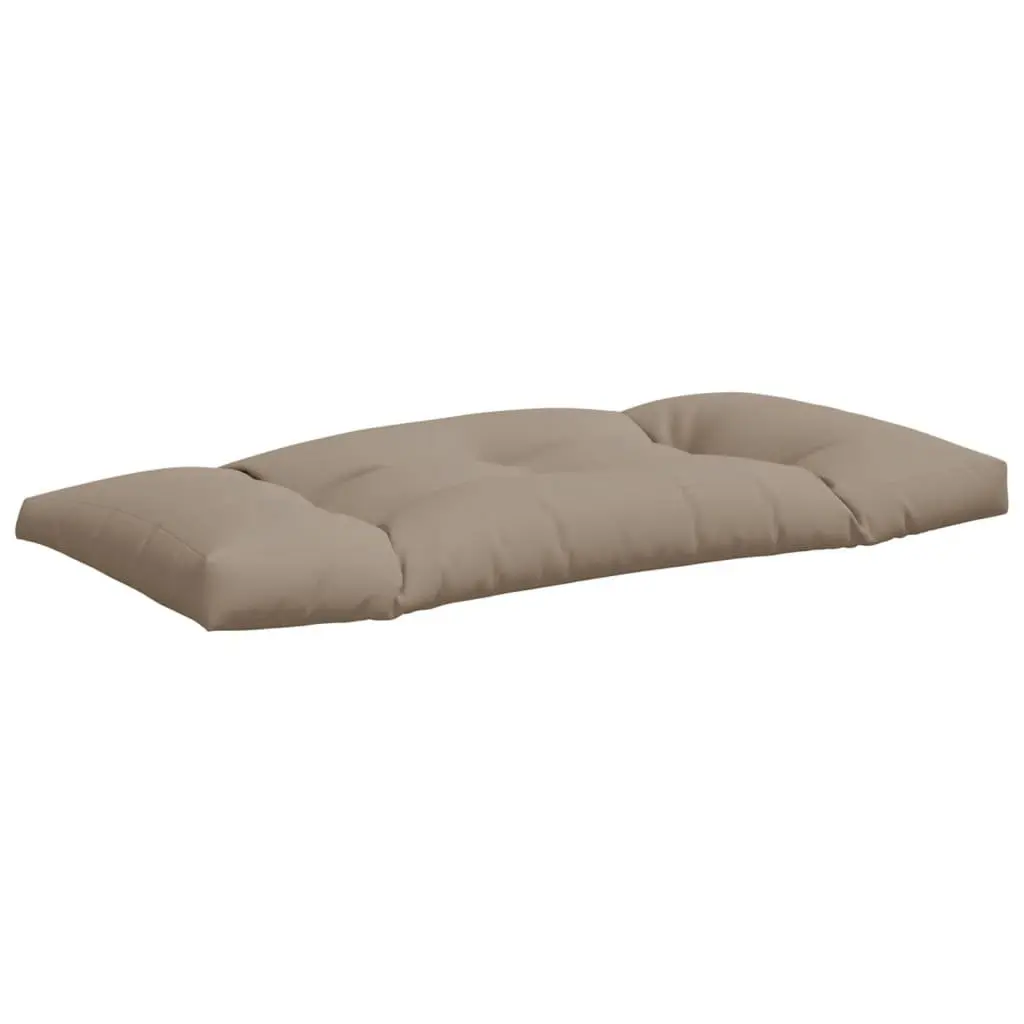 Pallet Cushions Taupe 2 pcs Soft Filling Outdoor Garden Furniture Seat Pad
