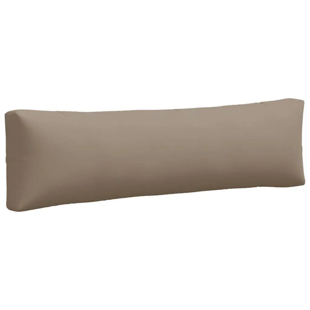 Pallet Cushions Taupe 2 pcs Soft Filling Outdoor Garden Furniture Seat Pad