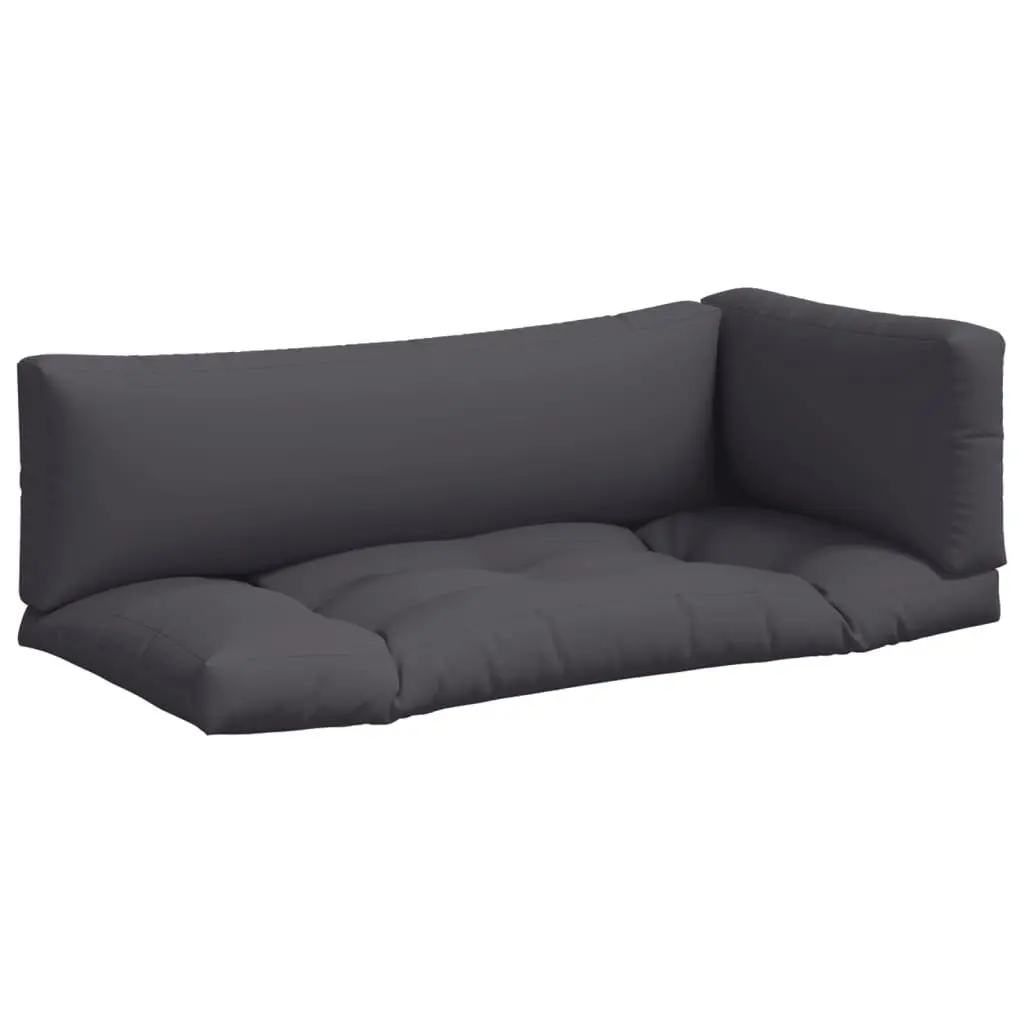Pallet Cushions Anthracite 3 Piece Outdoor Garden Furniture Seat Pad