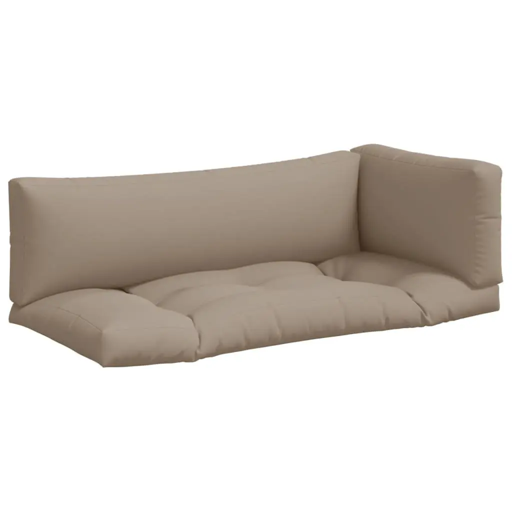 Pallet Cushions Taupe 3 Pieces Outdoor Garden Furniture Seat Pad Comfort