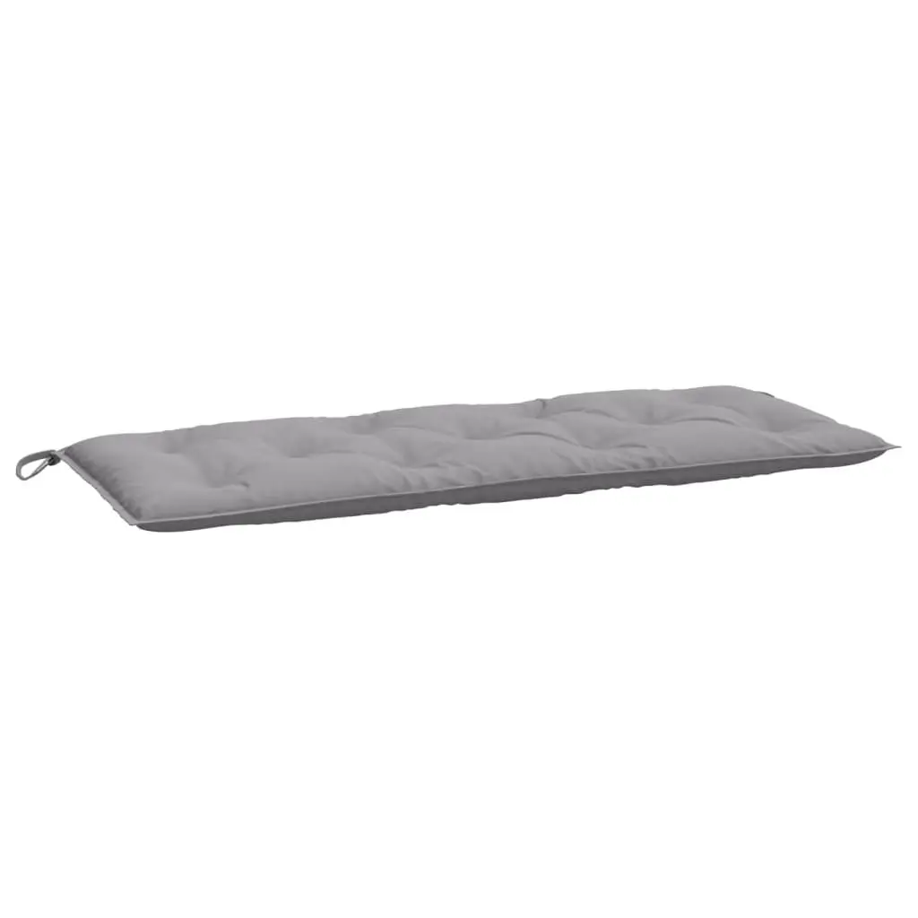 Garden Bench Cushion Grey 120x50x7cm Outdoor Patio Seat Pad Water Resistant