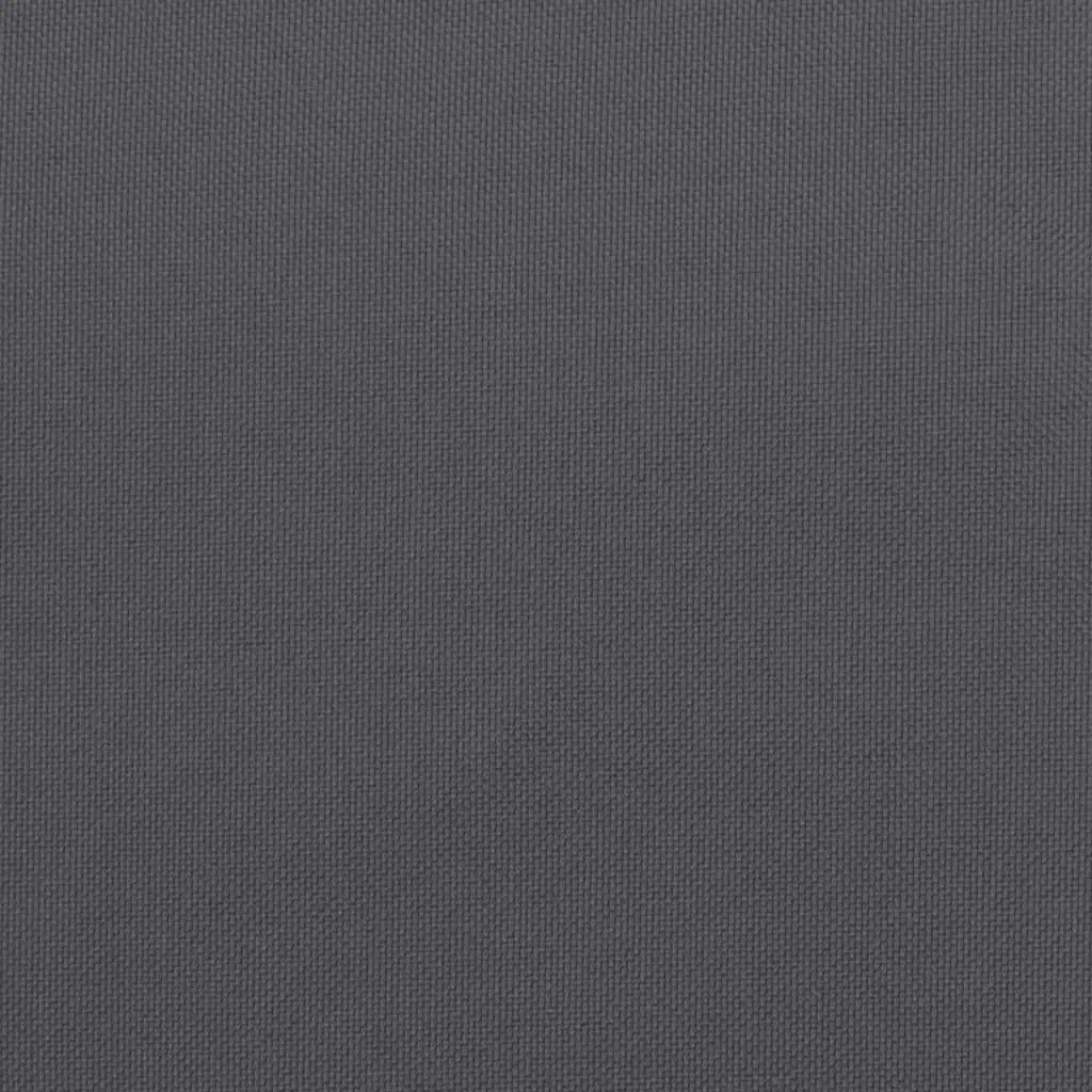 Garden Bench Cushion Anthracite 150x50x7cm Outdoor Patio Seat Pad Non-slip Attachment