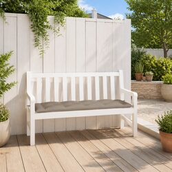 Garden Bench Cushion Taupe 150x50x7 cm Outdoor Patio Seat Pad Oxford Fabric