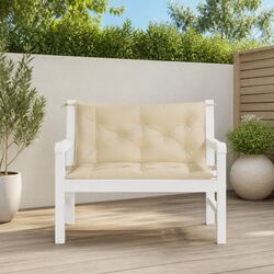 Beige Garden Bench Cushions - Soft and Durable