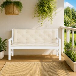 Garden Bench Cushions: Reliable Comfort in Cream