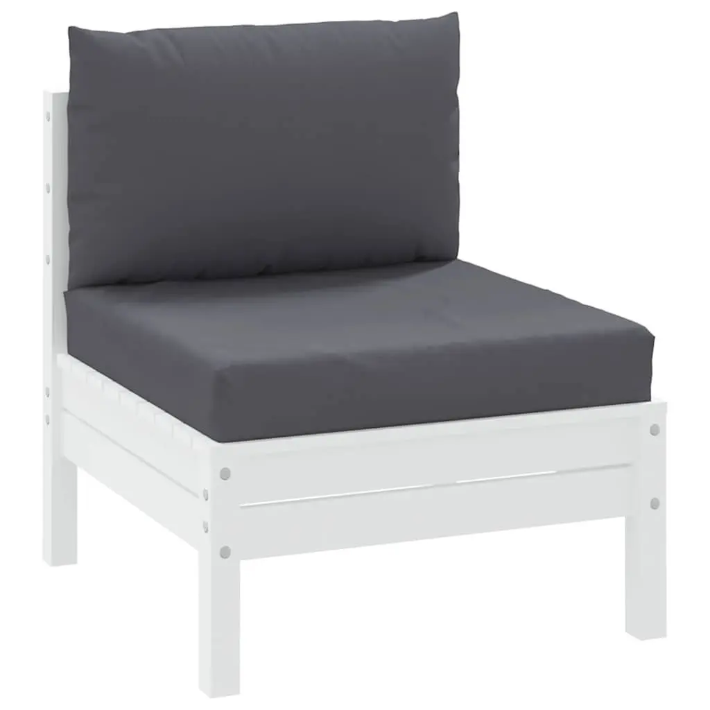 Pallet Cushions Anthracite 2pc Oxford Fabric Outdoor Garden Sofa Seat Pad