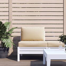 Durable Beige Pallet Cushions 2 pcs for Home and Garden