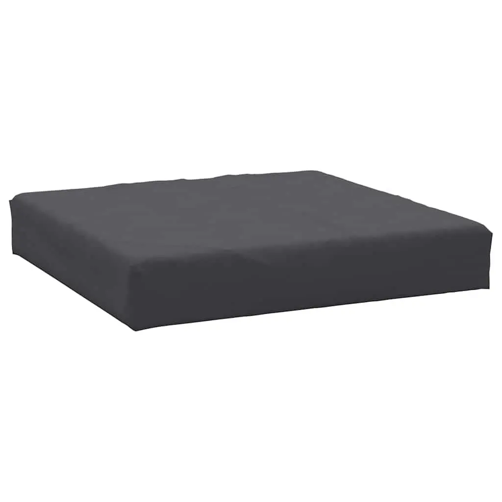 Outdoor Garden Seat Pad Anthracite 60x60x9.5 cm Oxford Fabric Pallet Cushion