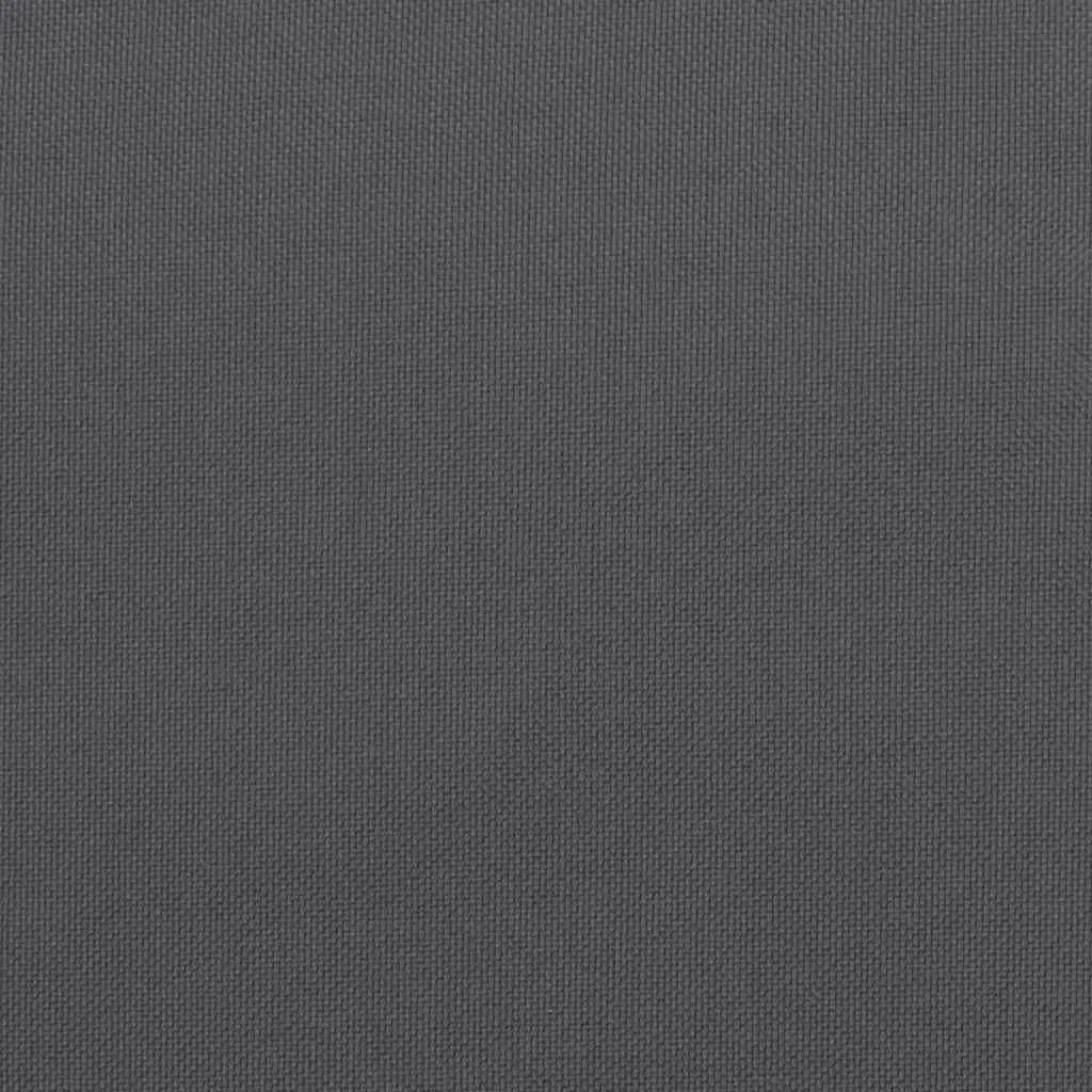 Outdoor Garden Seat Pad Anthracite 60x60x9.5 cm Oxford Fabric Pallet Cushion