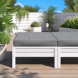 Pallet Cushion Grey 60x60x9.5cm Outdoor Garden Furniture Seat Pad Oxford Fabric