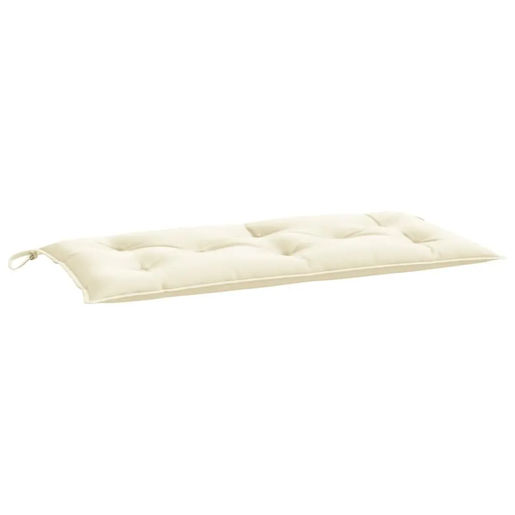 Garden Bench Cushion Cream 110x50x7cm Outdoor Patio Seat Pad Oxford Fabric