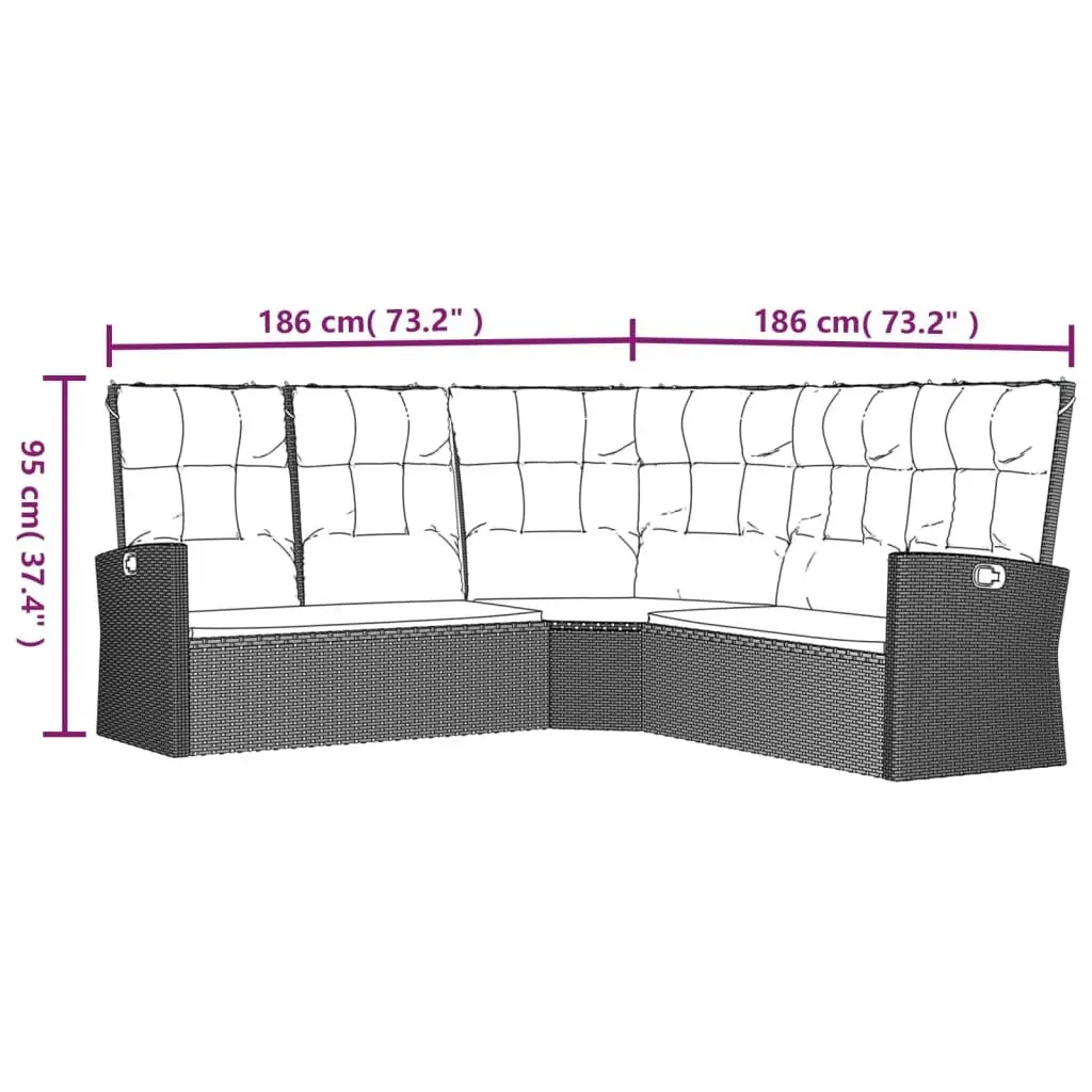 Garden Lounge Set for Outdoors
