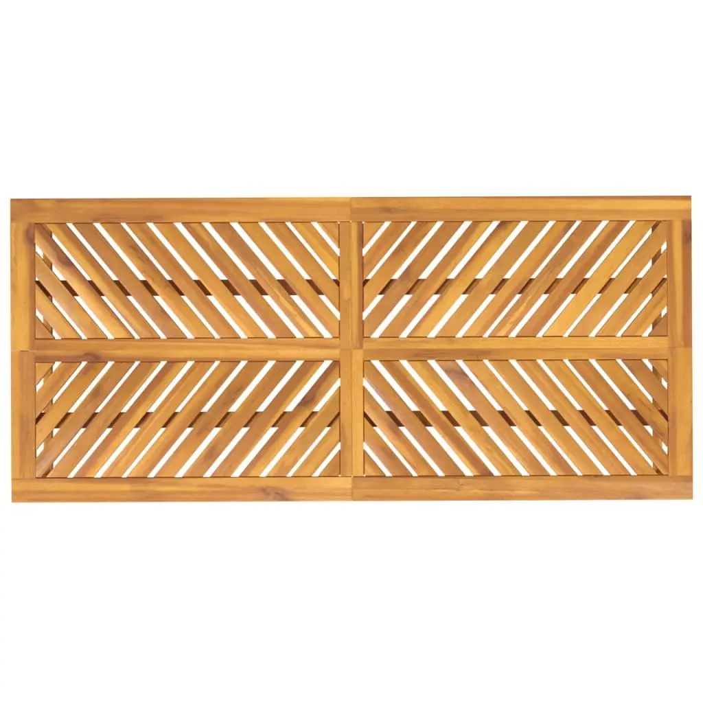 Garden Dining Table 200x90x74cm Outdoor Patio Furniture Solid Wood Acacia Brown