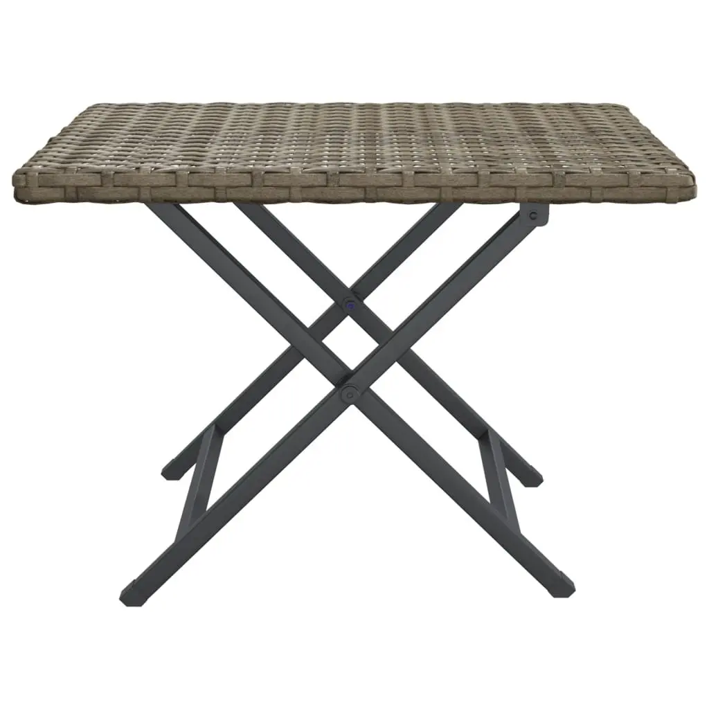 Grey Folding Table for Outdoor Use