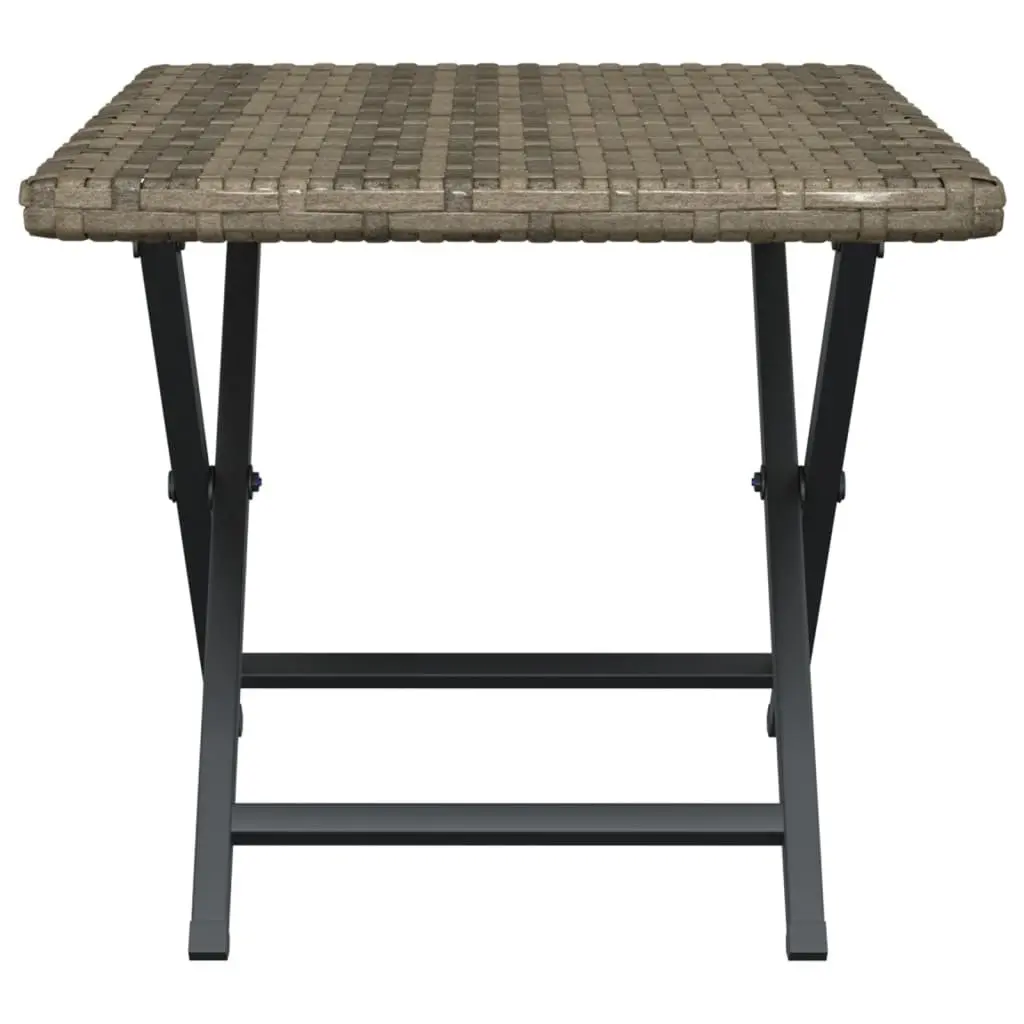 Grey Folding Table for Outdoor Use