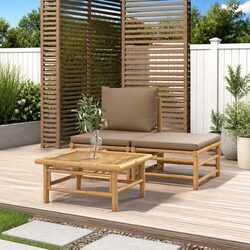 Bamboo Lounge Set: Compact, Stylish, and Comfortable