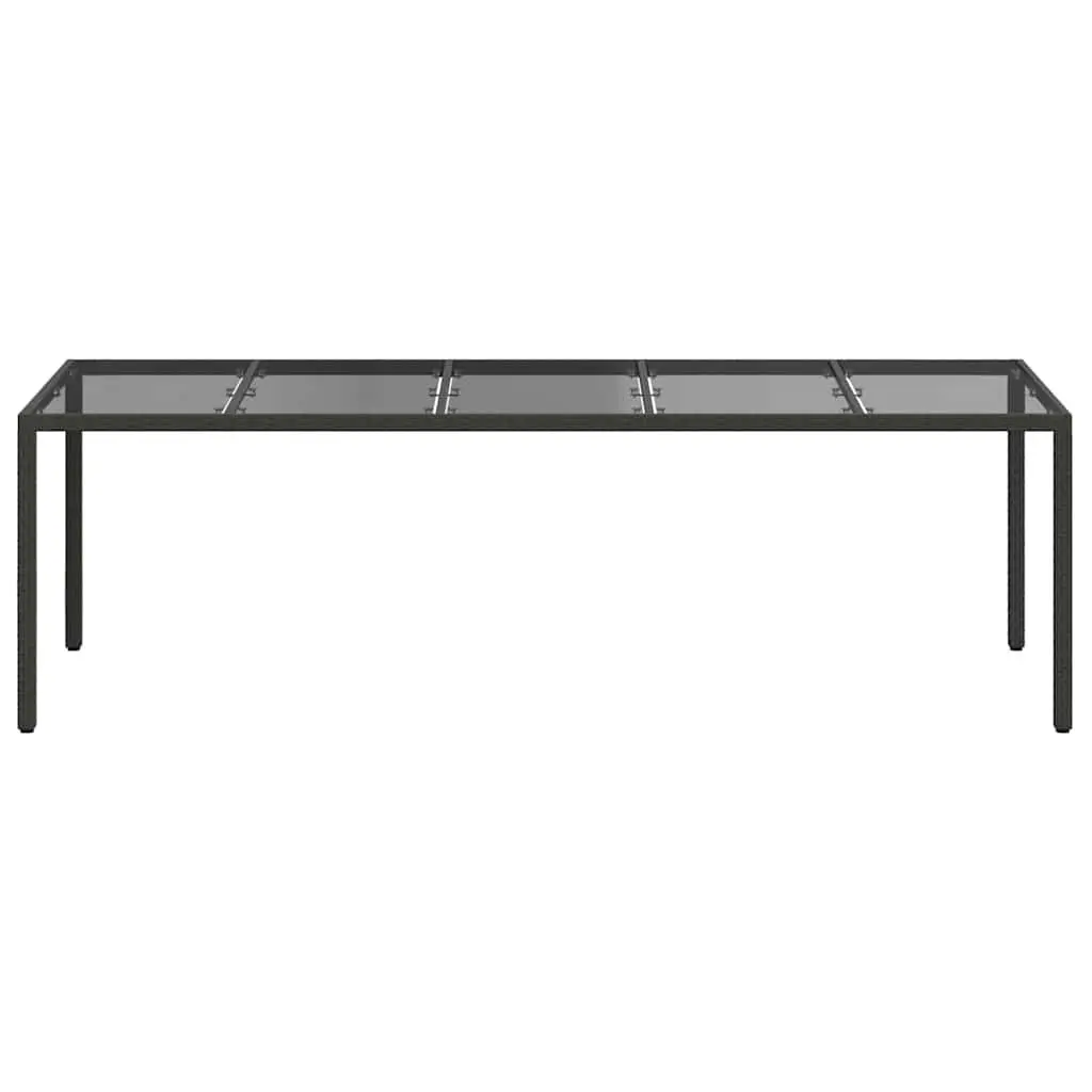 Black Garden Table for Outdoors