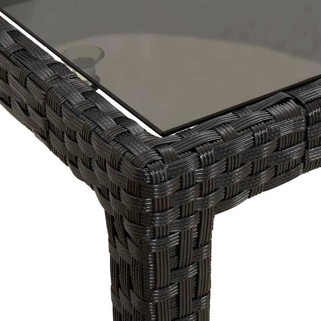 Black Garden Table for Outdoors