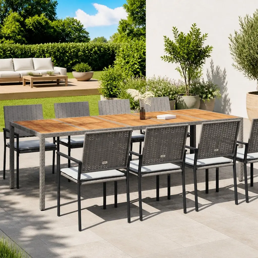 Garden Dining Table 250x100x75cm
