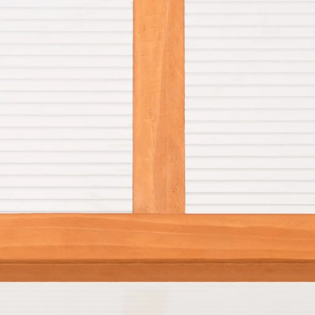Wooden Greenhouse Orange 110x56x39 cm Fir Wood Hinged Lid Garden Plant Protection