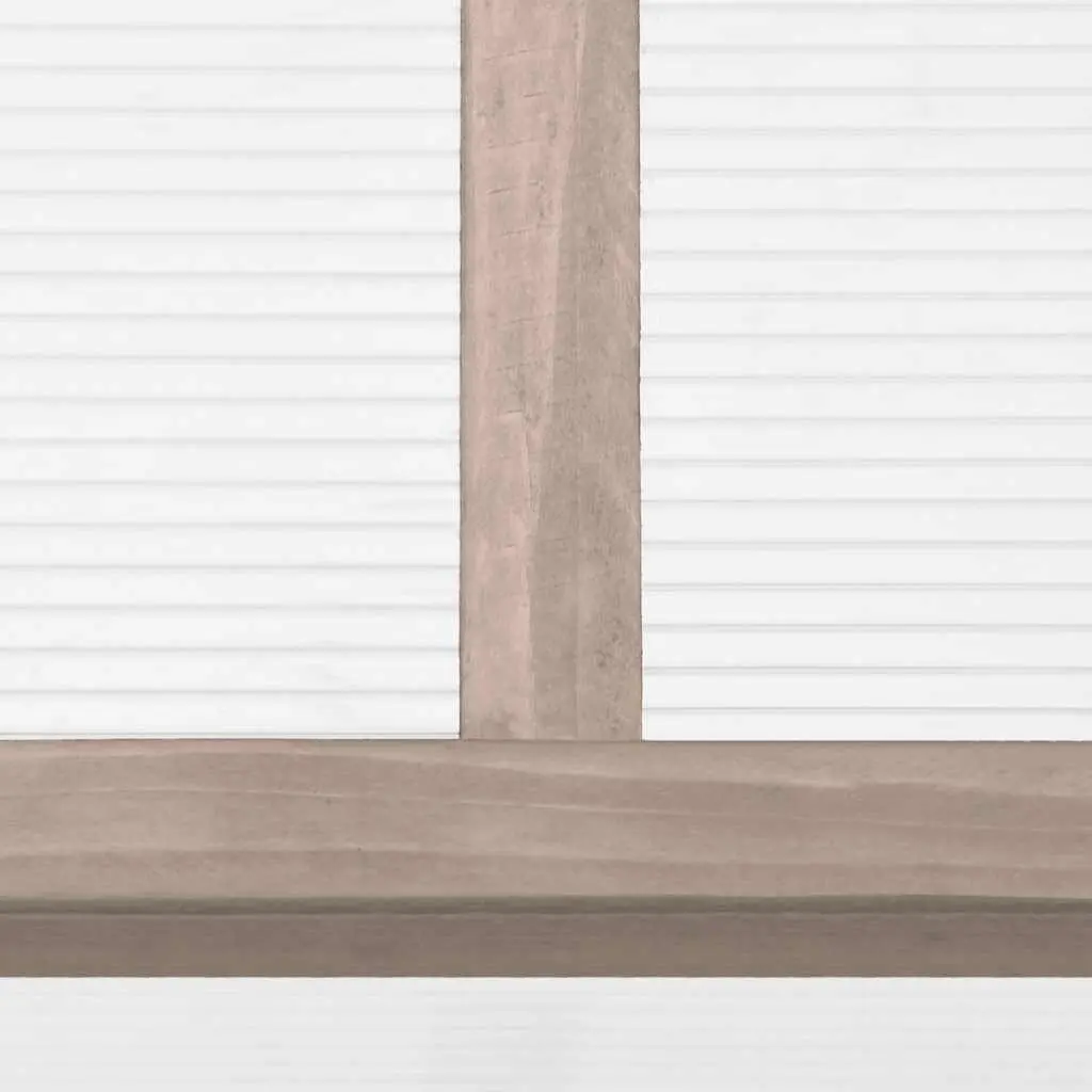 Wooden Greenhouse Grey 110x56x39cm Fir Wood Plant Protection Herb Shelter