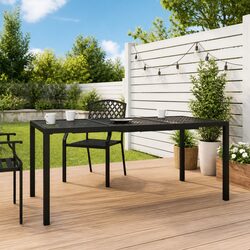 Your Friendly Anthracite Steel Mesh Garden Table