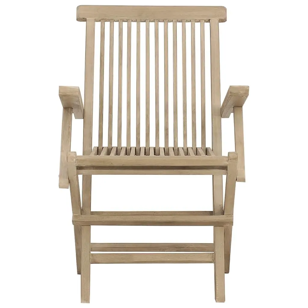 Folding Garden Chairs Brown 2 pcs Outdoor Seating Wood Patio Furniture Set Backrest