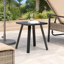 Compact and Stylish Anthracite Side Table for Gardens