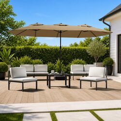 Double-Head Garden Parasol – Stylish and Functional