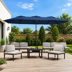 Double-Head Garden Parasol - Stylish and Functional