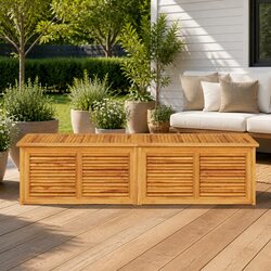 Teak Wood Garden Storage Box