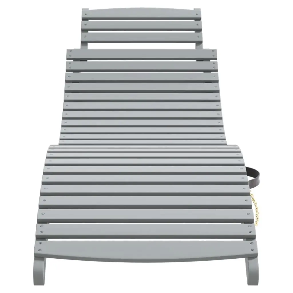 Grey Sun Lounger with Table