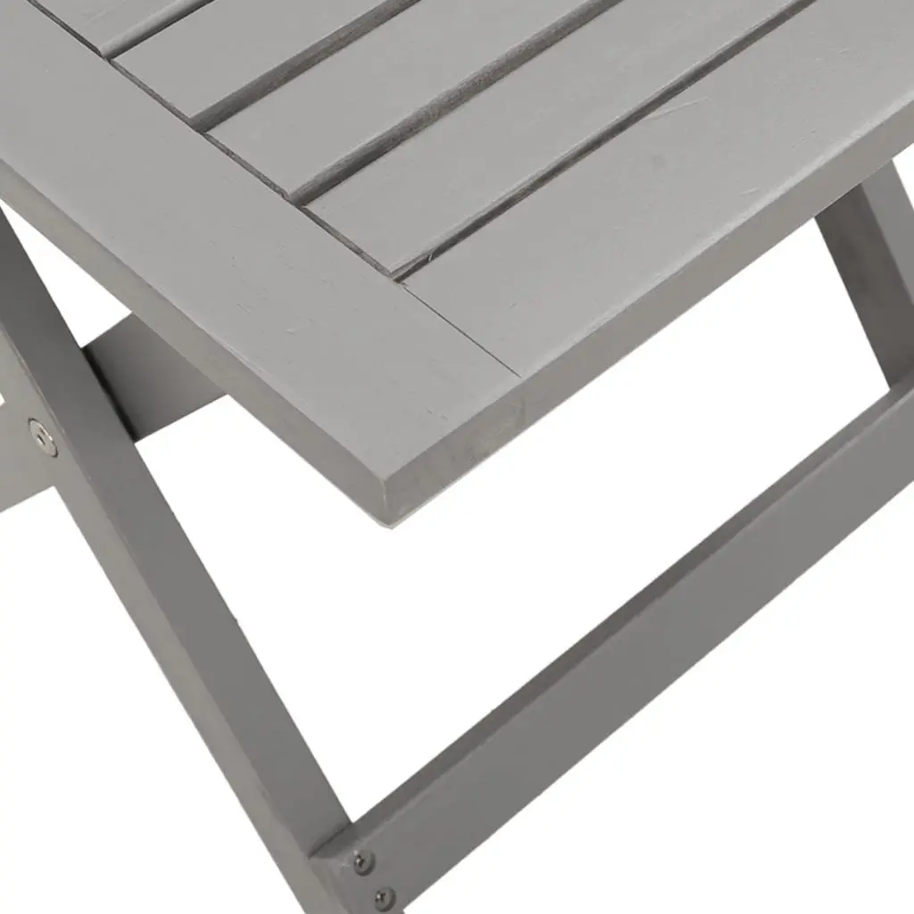 Grey Sun Lounger with Table