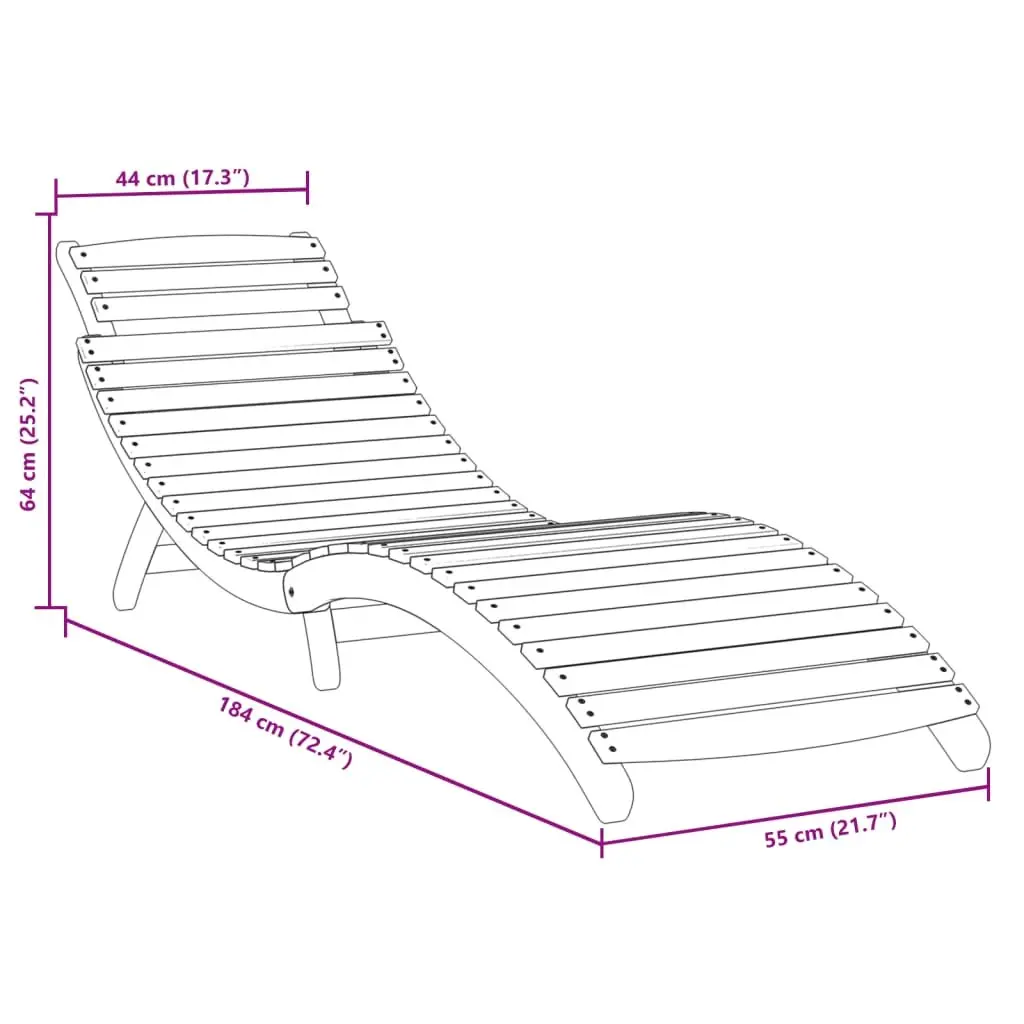 Grey Sun Lounger with Table