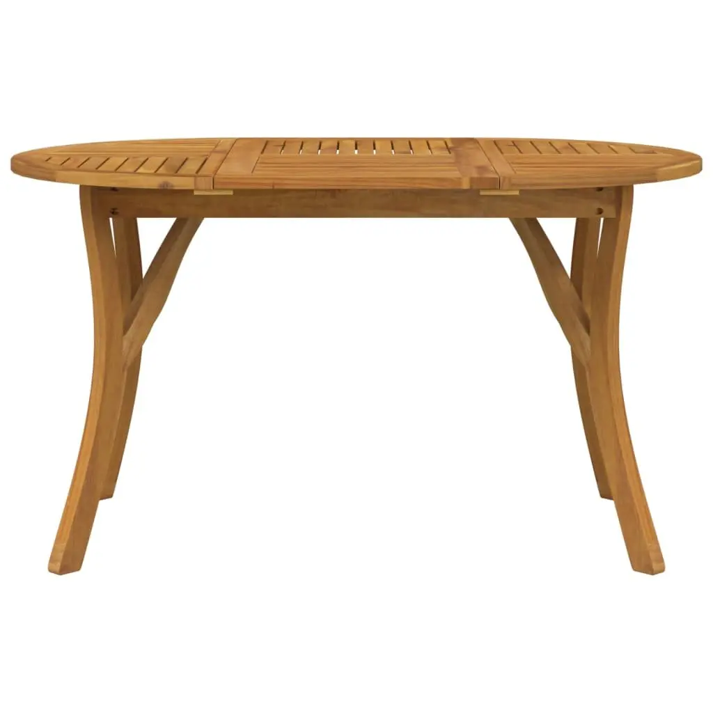 Solid Wood Garden Dining Table 150x90x75cm Outdoor Patio Furniture Brown Acacia