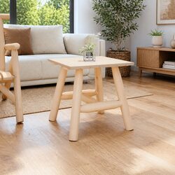 Solid Spruce Side Table: Perfect for Your Outdoor Needs