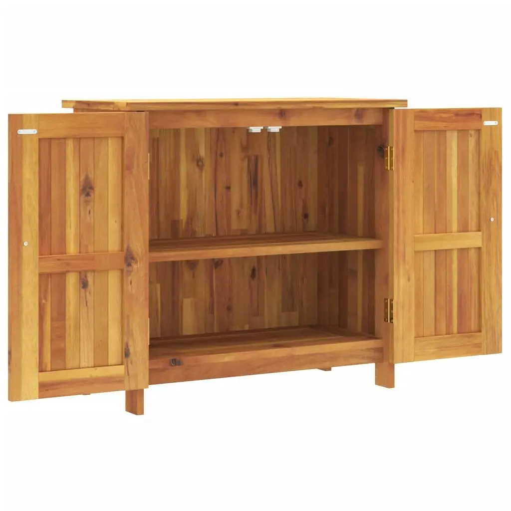 Garden Storage Cabinet, Solid Wood Construction