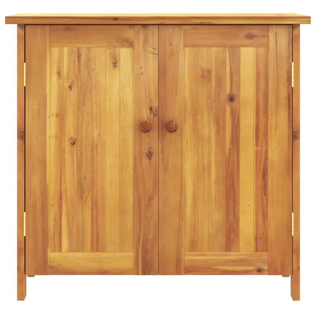 Garden Storage Cabinet, Solid Wood Construction