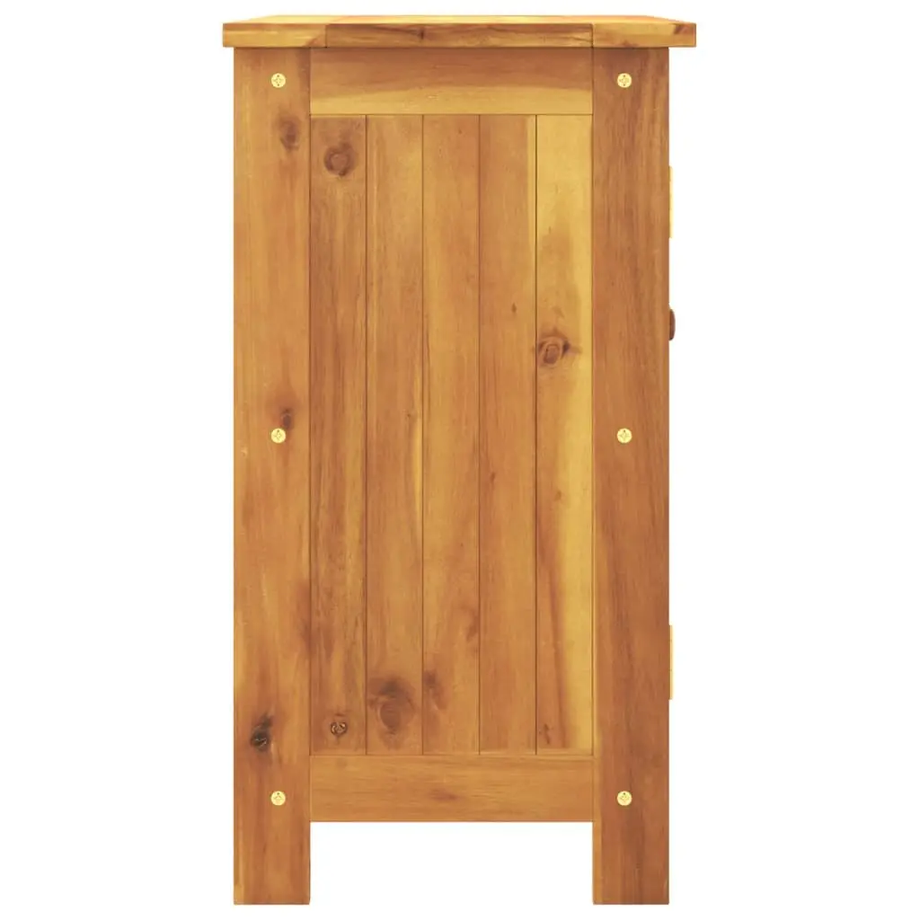 Garden Storage Cabinet, Solid Wood Construction