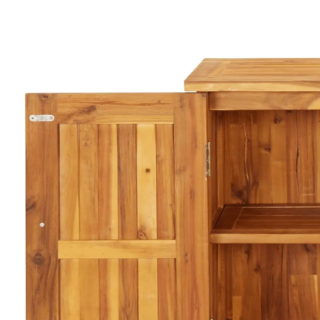 Garden Storage Cabinet, Solid Wood Construction