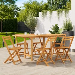 Concise & Practical Extending Garden Table 110-160x80x75cm
